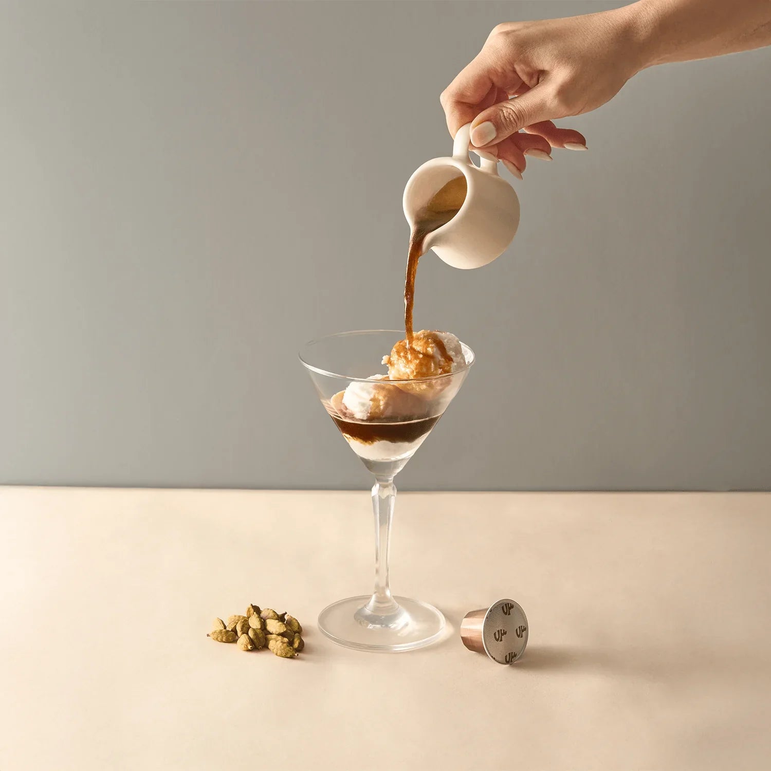Cardamom Espresso Affogato